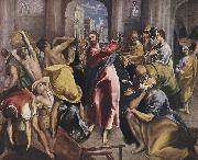 El Greco Christus treibt die Handler aus dem Tempel France oil painting artist